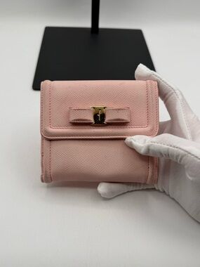 Salvatore Ferragamo Pebbled Leather Wallet